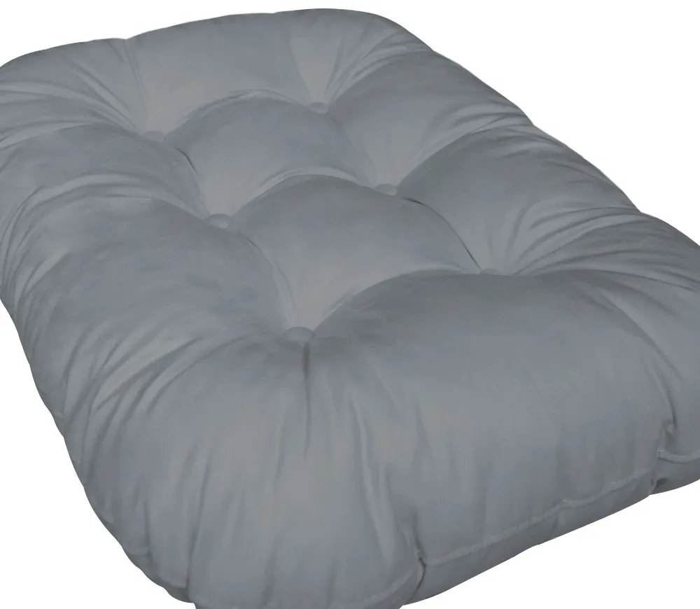 Cama Pet Nunu para Cães e Gatos Suede Cinza Grafite
