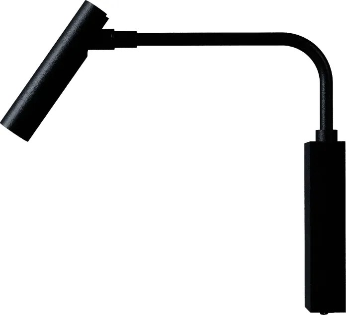 Arandela Braço Articulado Ark Focco 2,5X21,4X23Cm Led 2W 3000K Com Int... (PRETO)