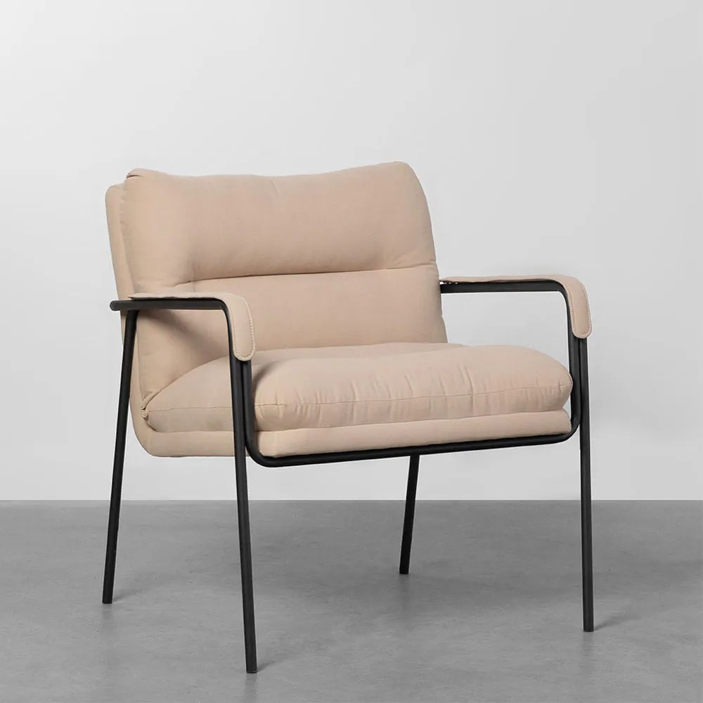 Poltrona Maggio Plain Bege - Poltrona Maggio Plain - Bege