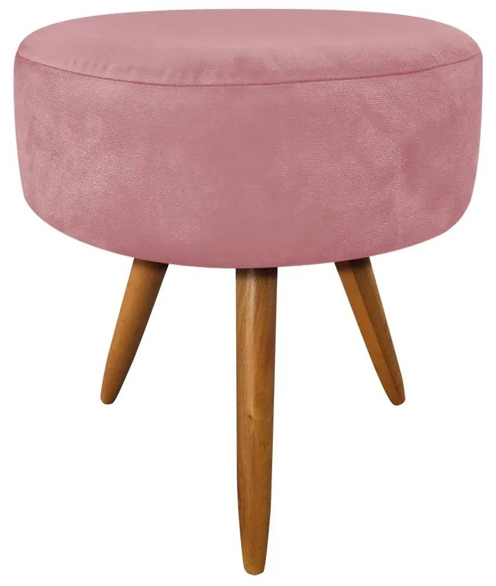 PUFF LARISSA SUEDE ROSE PES PALITO DE MA