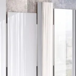 Espelho Decorativo Para Sala de Jantar 136m Vinci Off White N02 - Mpoz