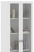 Armário com 04 prateleiras para Home Office ME4115 Branco - Tecno Mobi