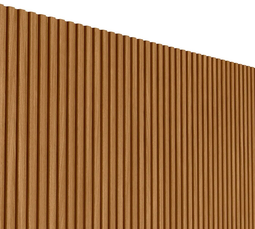 Painel para TV até 75 Polegadas Ripado Marisa Nature Fosco 180x250 cm L04 - D'Rossi