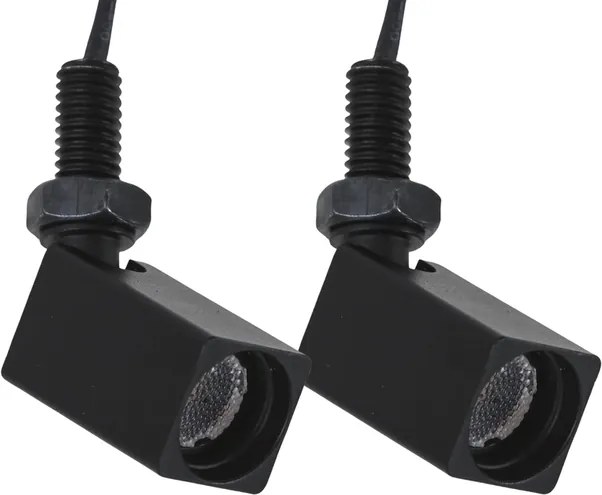 Kit Spot Led De Embutir 1W 24 24V 2700K Leya - PRETO