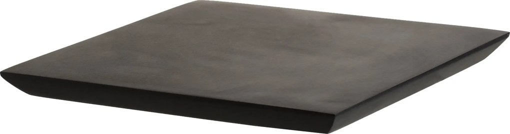 Bandeja Slim em Resina 240X240mm – PRETO FOSCO  Preto Fosco