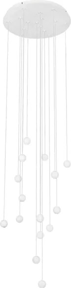 Pendente Led Aluminio 58W 3000K Marionete - BRANCO
