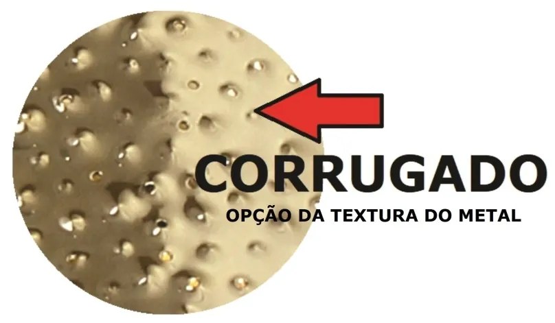 Abajur Wave 20X25X42Cm Metal Alumínio 01Xg9 - Old Artisan Abj-5718 (LISO, PRETO / DOURADO BRILHO)