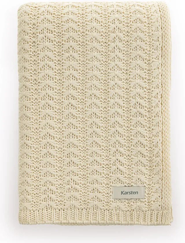 Manta de Tricô Karsten Diana  Giz