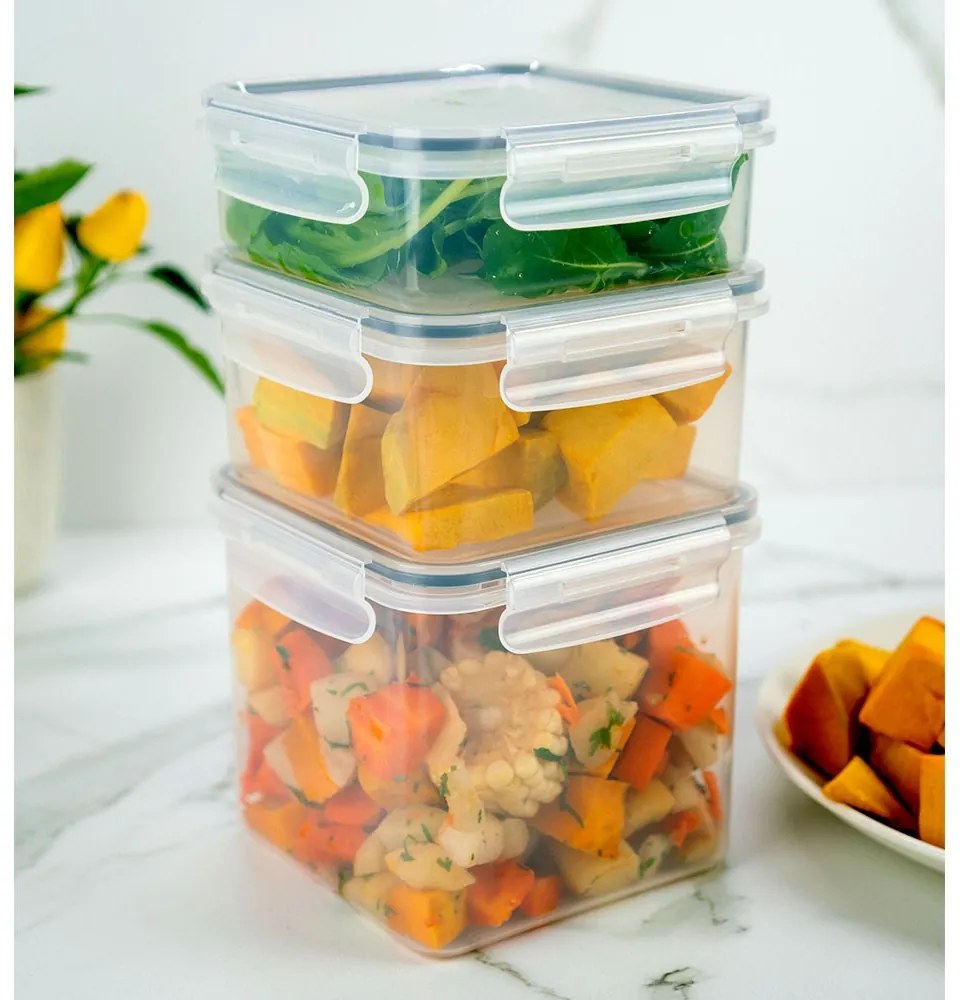 Pote Click Quadrado 500 ml