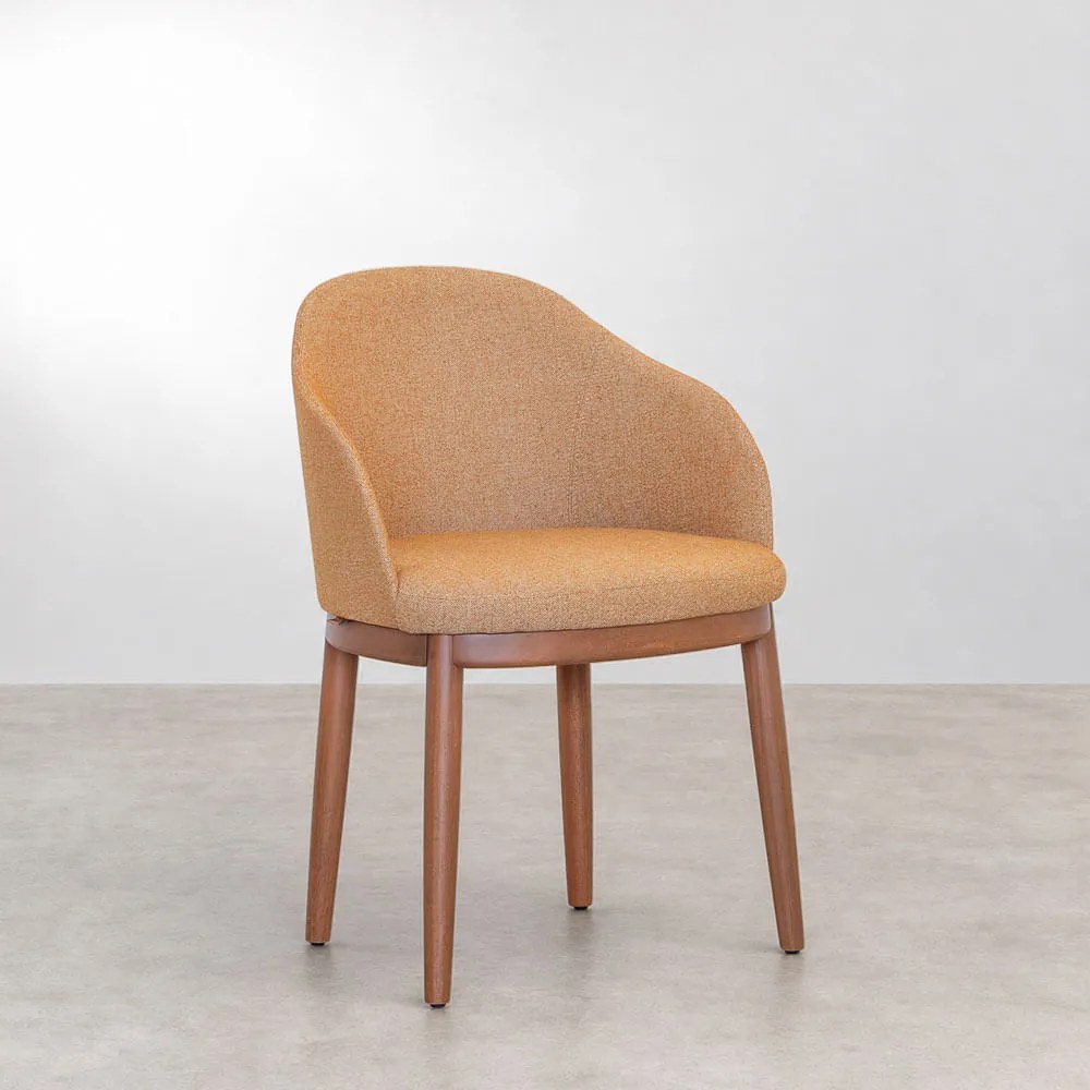 Cadeira Klauss com Braço Terracota