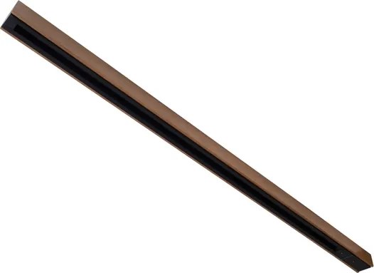 Trilho Eletrificado Metal Madeira Castanho Preto 1m Point