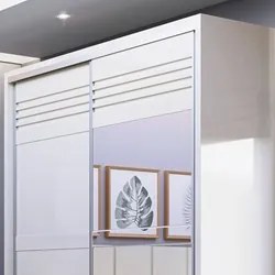 Guarda Roupa Solteiro com Espelho 179cm 2 Portas 100% MDF TW601E Off W