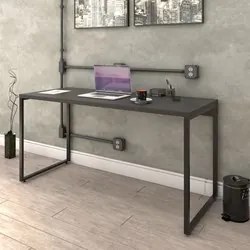 Kit 2 Mesas de Escritório Office 150cm Estilo Industrial Prisma C08 Pr