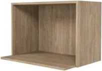 Suporte Microondas e Forno Elétrico Aéreo 60cm Itália Castanho - Lumil