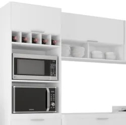 Armário de Cozinha CP05 Para Pia 100cm Pérola Z34 Branco - Mpozenato