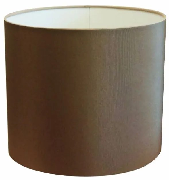 Cúpula Abajur Cilíndrica Cp-7007 Ø20x22cm Caqui