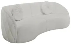 Sofá Decorativo 3 Lugares 240cm com Almofadas e Poltrona Zion Z32 Linh
