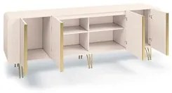 Balcão Aparador Buffet Piacente H01 Off White - Mpozenato