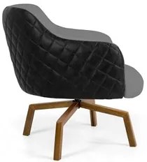 Kit 02 Poltronas Decorativas Jade Base Ka Giratória C-416 Corano Tress