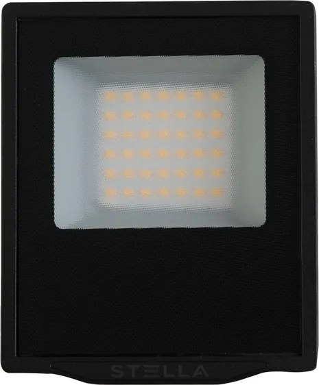 Projetor Led Alumínio Preto 30w 3000k 120° Ip66 Evo
