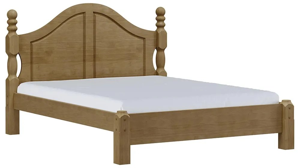 Cama de Casal Queen Size Madeira Maciça Naipe Freijó G74 - Gran Belo