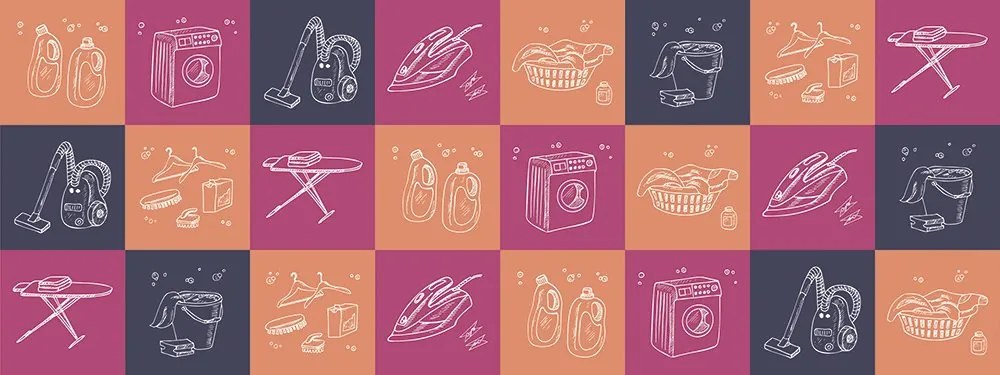 Laundry - Conjunto com 24 peças
