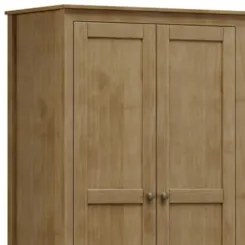 Guarda Roupa Solteiro 136cm 3 Portas Lázio Freijó F07       - Mpozenat