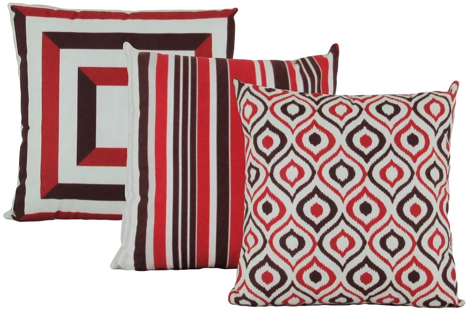 3 Capas Almofadas SOFT Clássico Vermelho