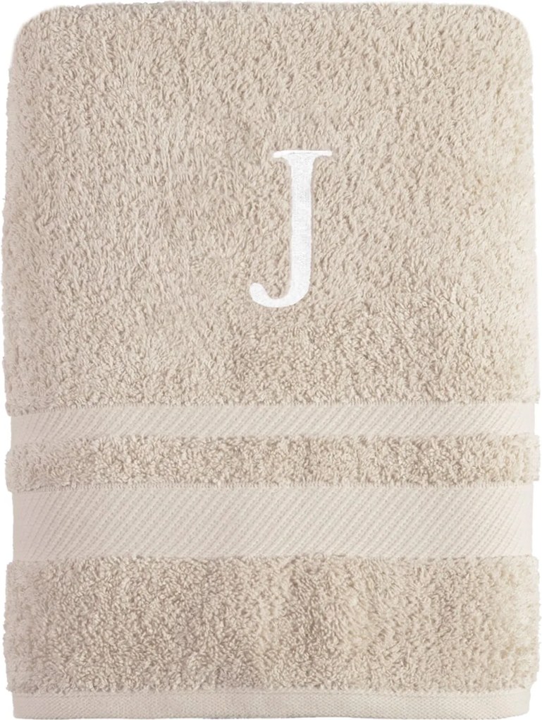 Toalha de Rosto Trussardi 100% Algodão Lorenzi - Nocciola  Nocciola