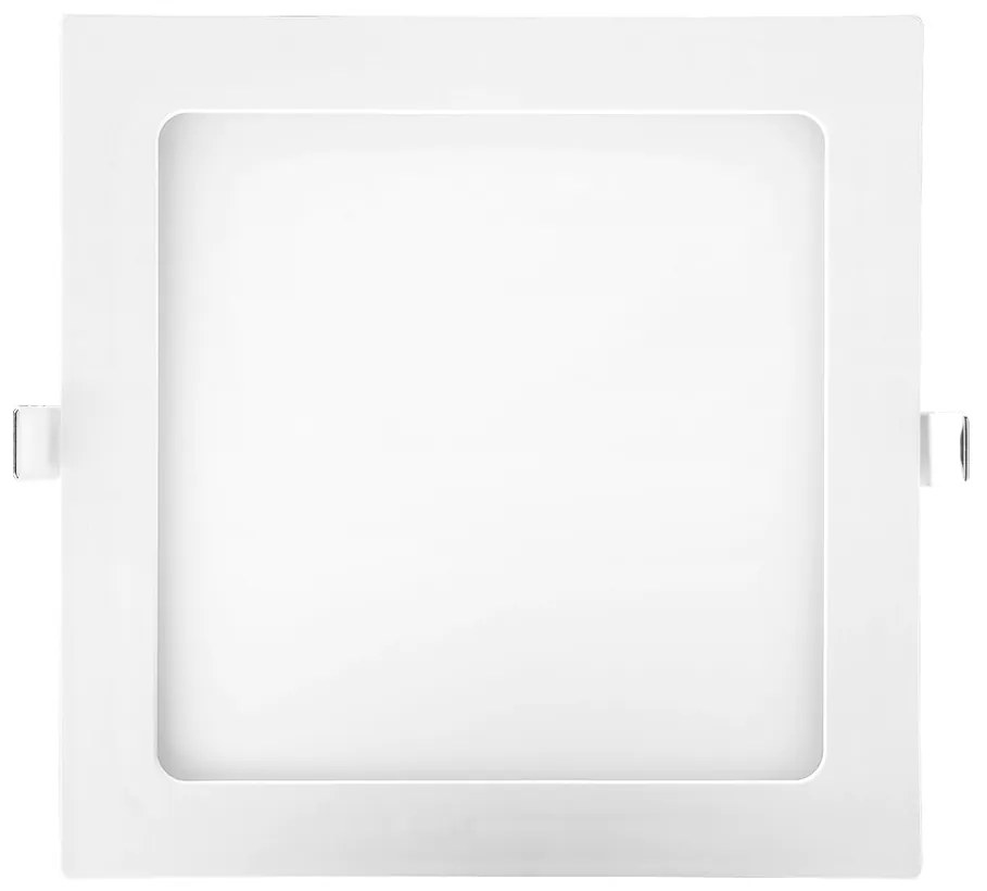 Luminária De Embutir Quadrado 18W 6500K Led Bivolt 22X22X2,5Cm Downlig... (Branco)
