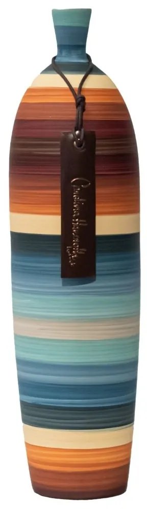 Vaso Garrafa Decorativo De Cerâmica - Uyuni Fosco