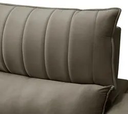 Sofá Retrátil 3 Lugares com Porta Copo 250cm Andes F05 Veludo Marrom -