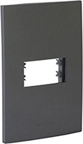 Placa Suporte Plastico Grafite 4X2 Inova Pro