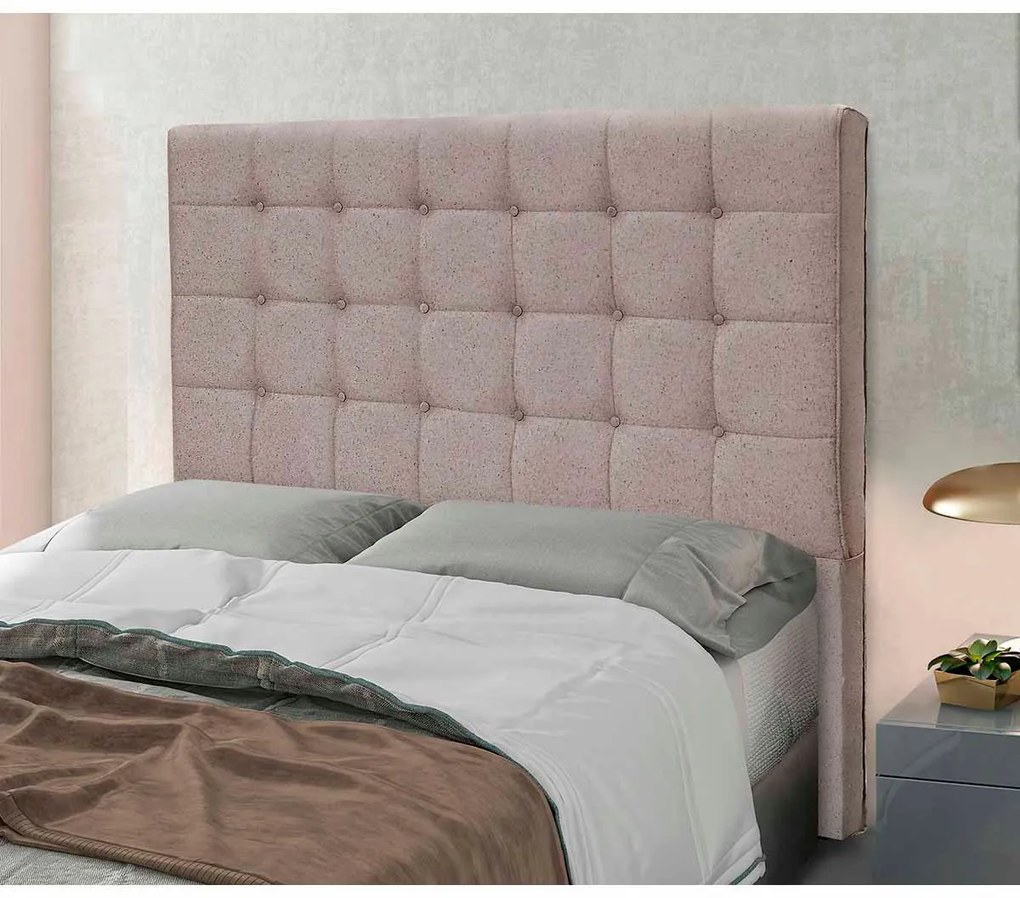 Cabeceira Estofada Polônia 90cm Solteiro Linho - ADJ Decor