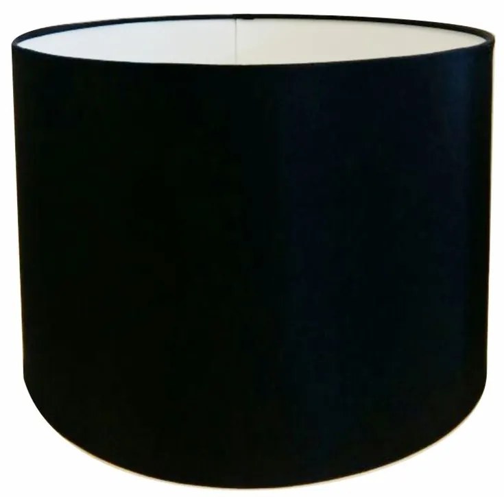 Cúpula abajur cilíndrica cp-8021 Ø45x25cm preto