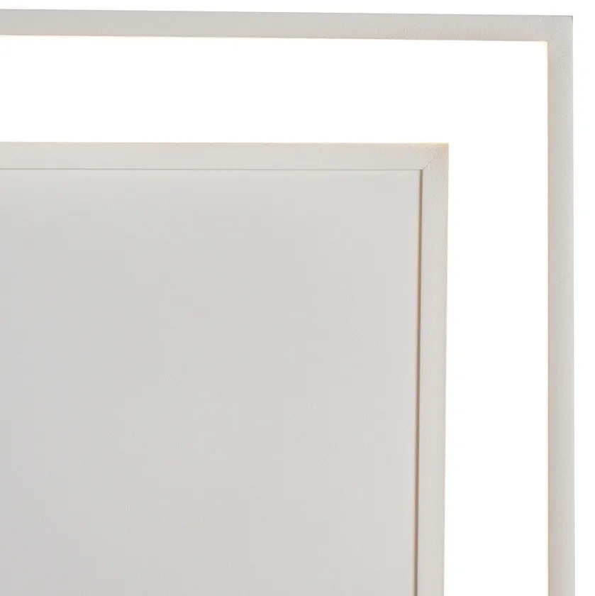 Embutido Convert Pro 62X62X05Cm 49,2W Led Bivolt | Usina 19220/62 (PT - Preto Texturizado, 4000k)