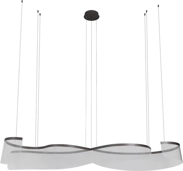 Pendente Led Metal E Aluminio Cafe 105W 3000K Organic