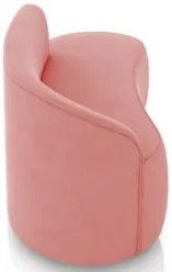 Sofá 2 Lugares Para Sala 140cm Orgânico Wendi Suede Rosê I01  - Mpozen