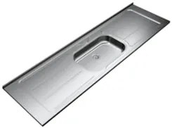 Pia de Cozinha com Cuba e Válvula Bali 200cm Aço Inox - Ghel Plus