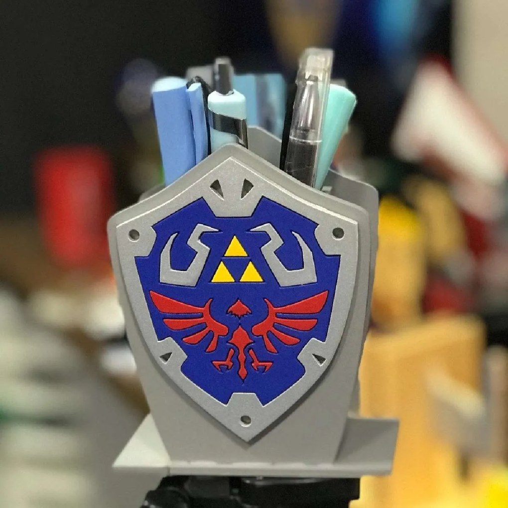 Porta Lápis Caneta E Acessórios Zelda