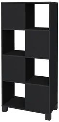 Conjunto Escritório Home Office 4 Peças Nil A06 Preto - Mpozenato