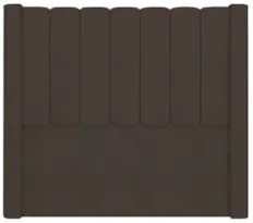 Cabeceira Casal Queen Cama Box 160cm Claire Z04 Veludo Marrom - Mpozen