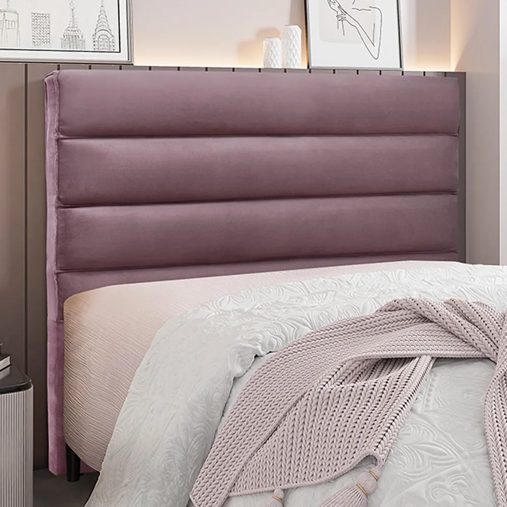 Cabeceira Decorativa Queen Size 1,60M Guess Veludo Uva G63 - Gran Belo