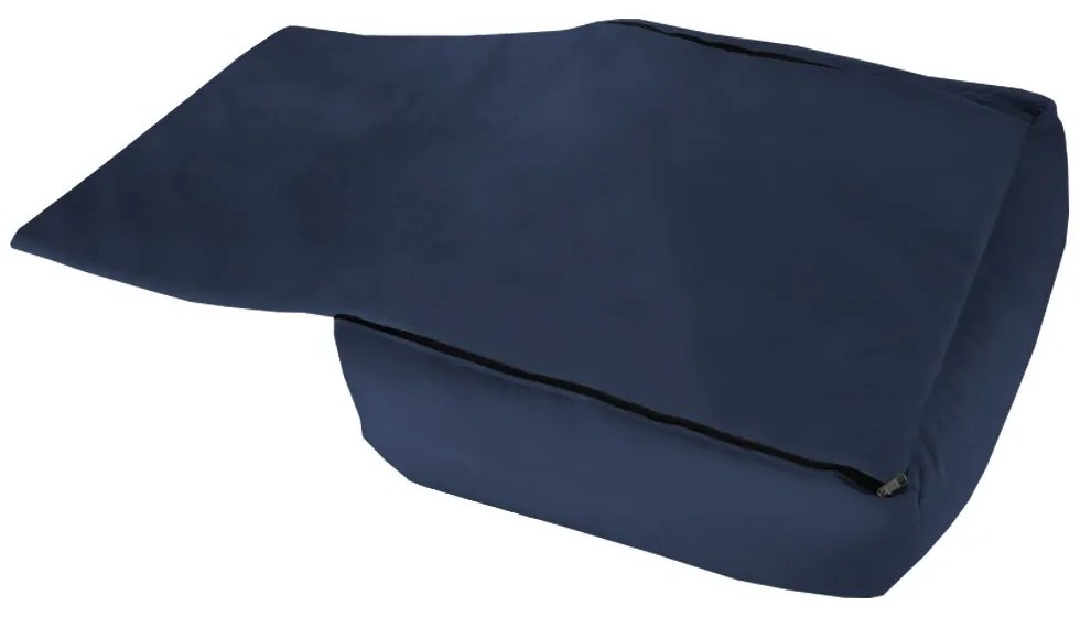 Protetor Para Sofá para Cães ou Gatos Médio Porte Fofinho Pet Protect Suede Azul Marinho