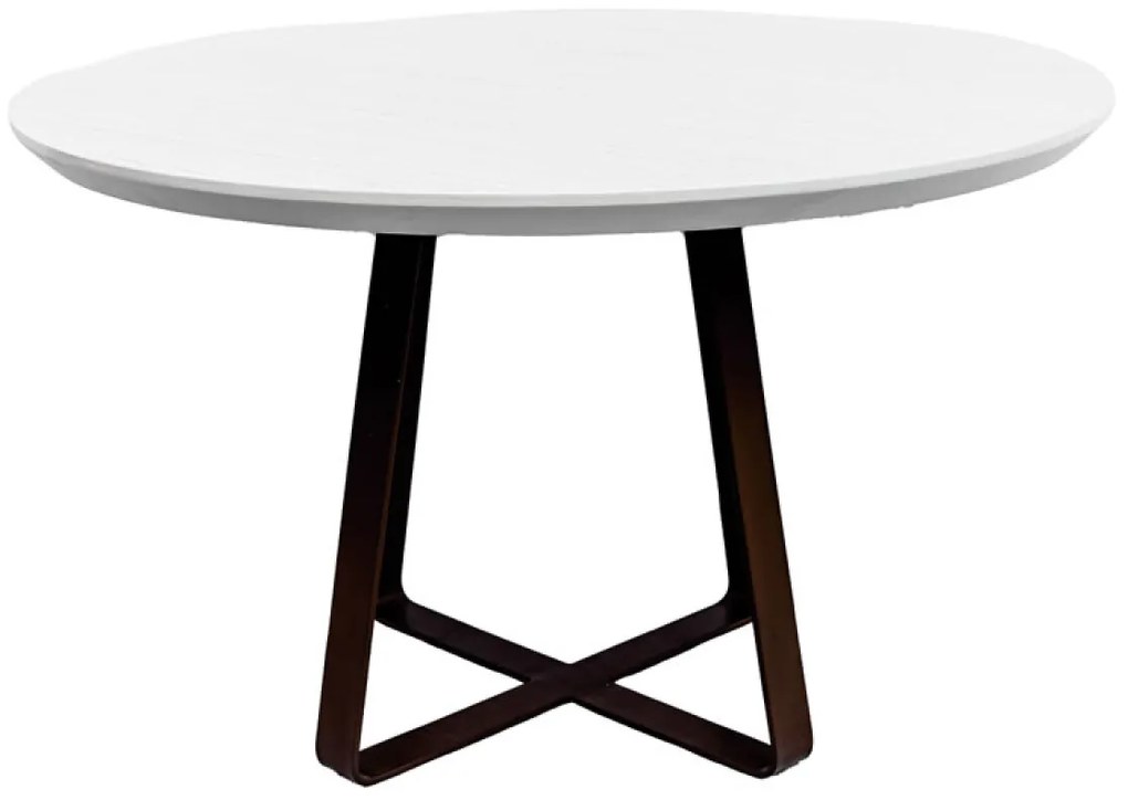 Mesa Apoio Contemporâneo Tátio 700 - Lâmina Branco Escovado  Kleiner