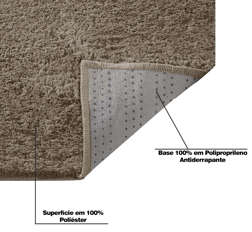 Tapete Decorativo Sala de Estar Alcazar 200X250 Bege G30 - Gran Belo