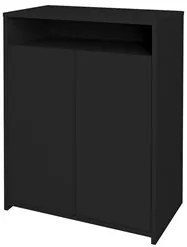 Conjunto Escritório Home Office 4 Peças Nil A06 Preto - Mpozenato