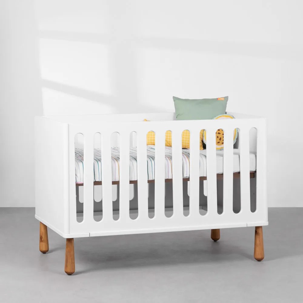 Berço A+A Pé Pingo - Branco