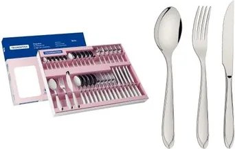 Faqueiro Tramontina Laguna em Aço Inox 36 Peças