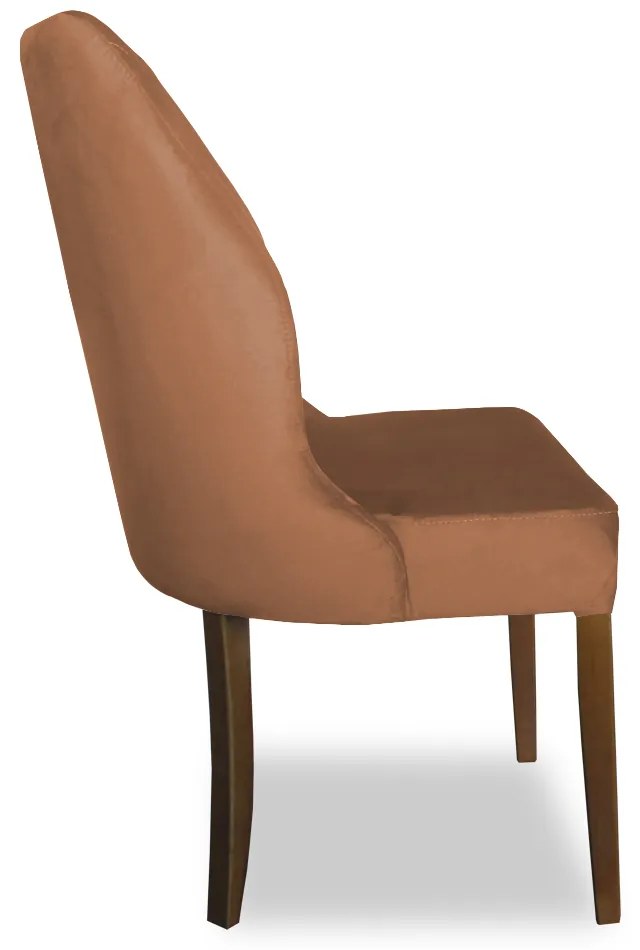 Cadeira De Jantar Safira Suede Telha